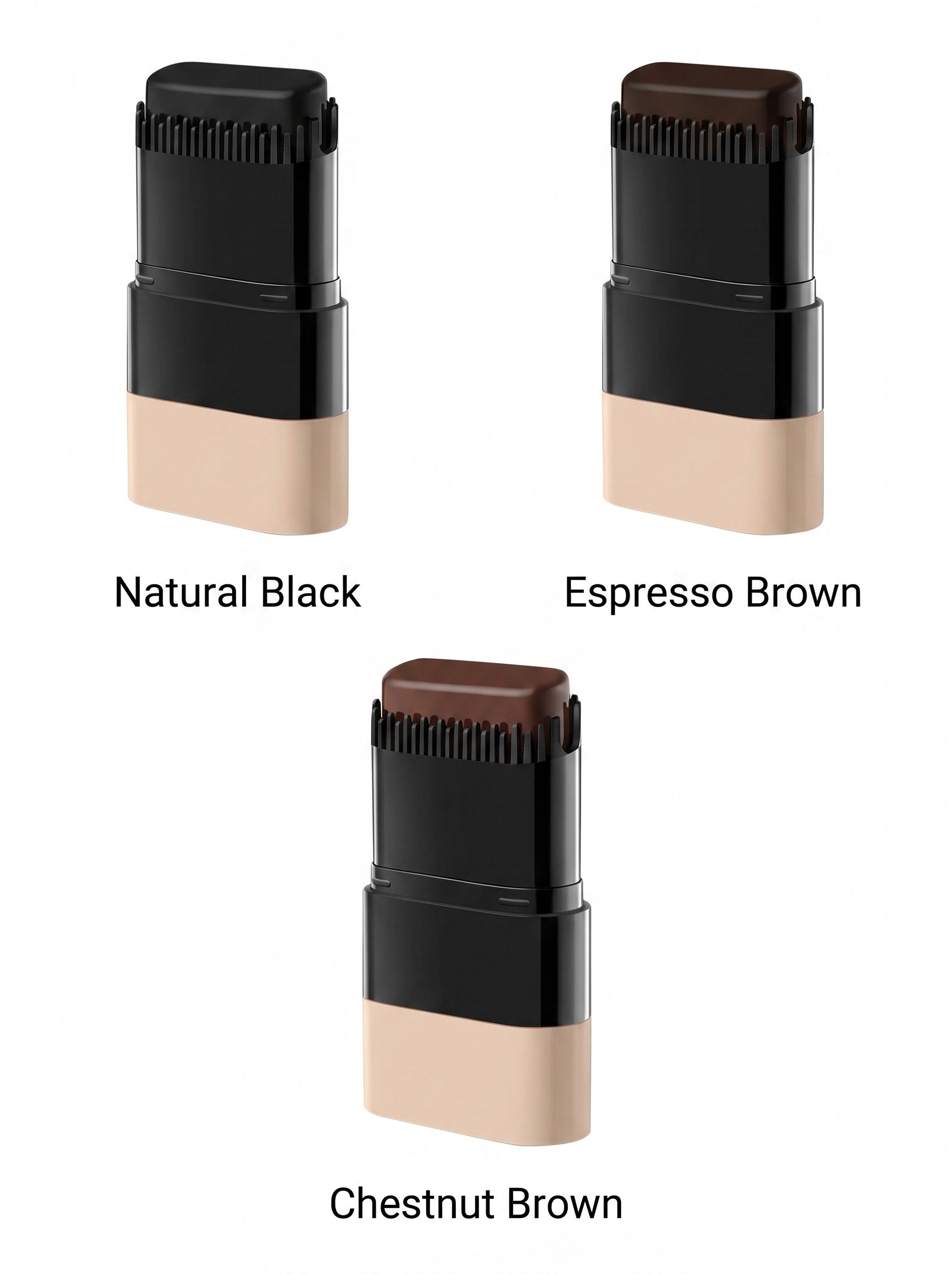LUXE Root Touch-Up Pen™ | Instant Grey Hair Cover Stick with Built-in Comb | Salon Finish in 30 Seconds — Ammonia-Free & Waterproof