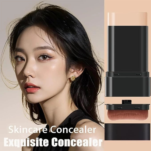 LUXE Glass Skin Stick™ | Korean 2-in-1 Foundation + Concealer Stick | Dewy Glass Skin Finish in 60 Seconds — K-Beauty Formula