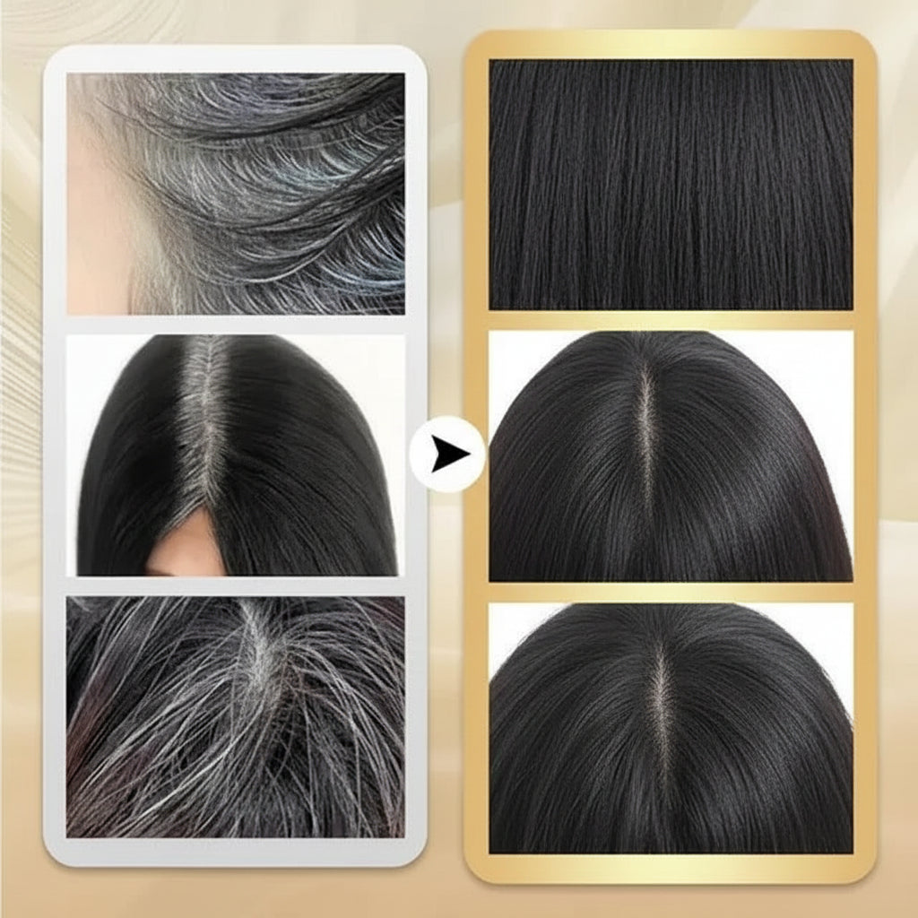 LUXE Root Touch-Up Pen™ | Instant Grey Hair Cover Stick with Built-in Comb | Salon Finish in 30 Seconds — Ammonia-Free & Waterproof